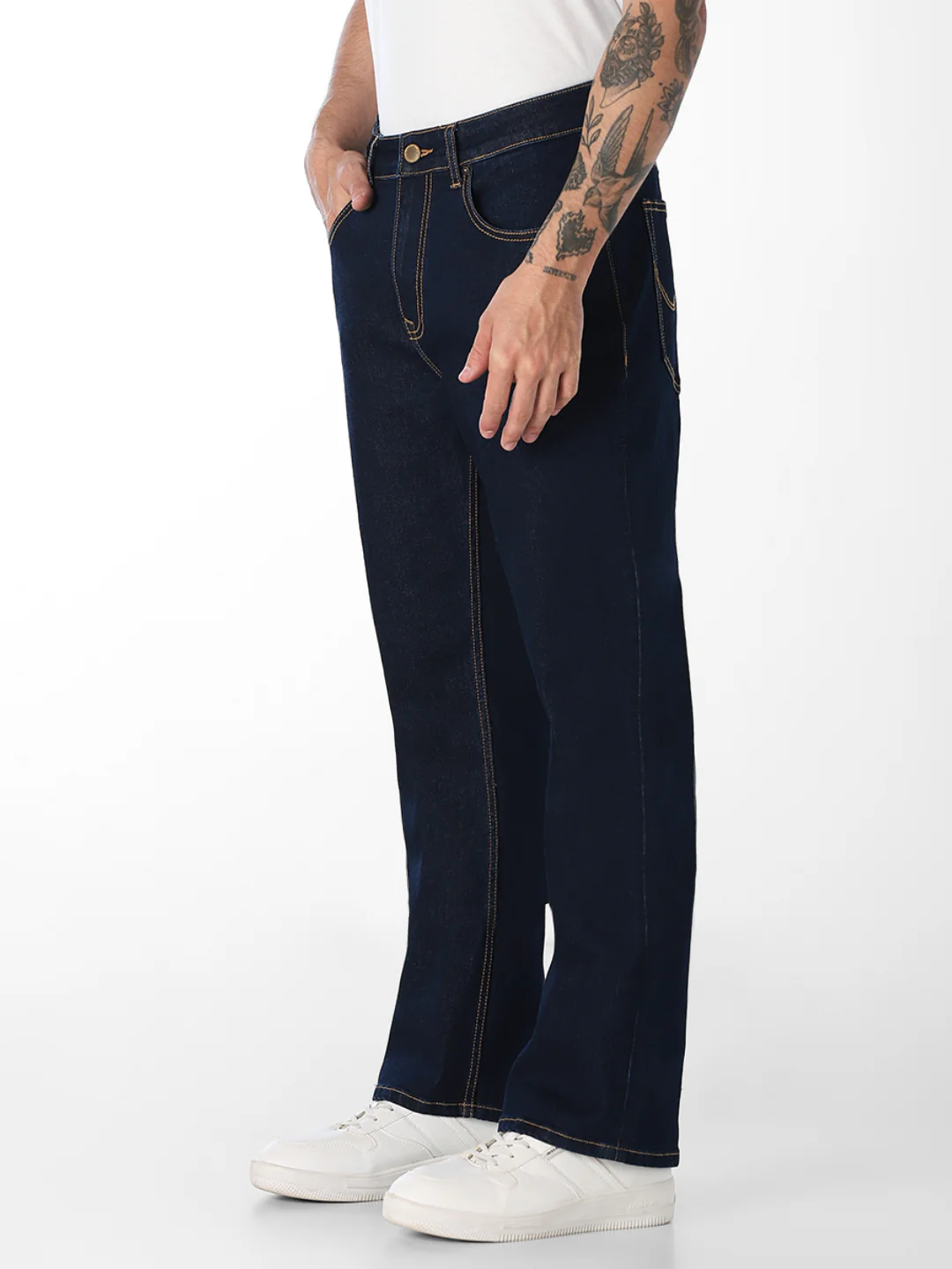 Dark Blue High Rise Ray Bootcut Jeans - Image 2