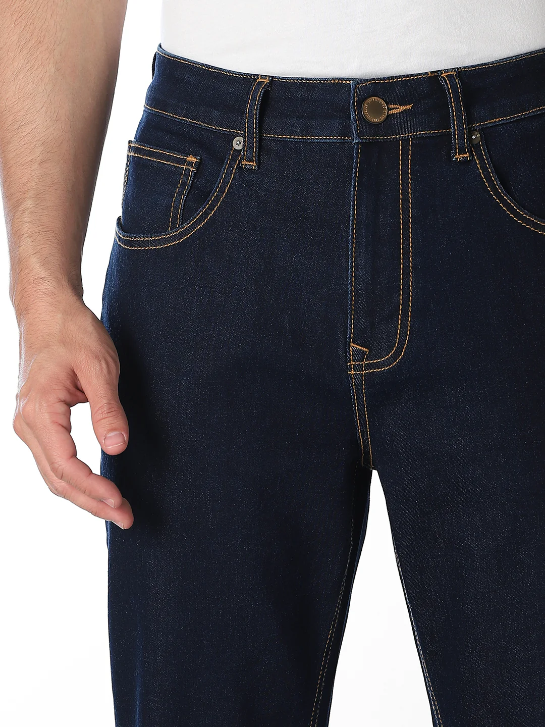 Dark Blue High Rise Ray Bootcut Jeans - Image 4