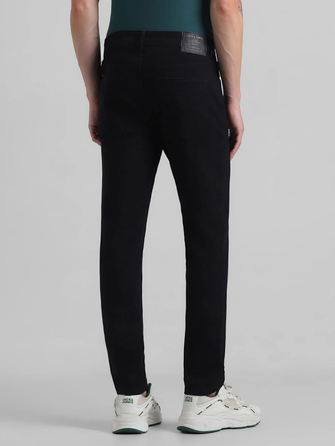 Black Low Rise Ben Skinny Fit Jeans - Image 3