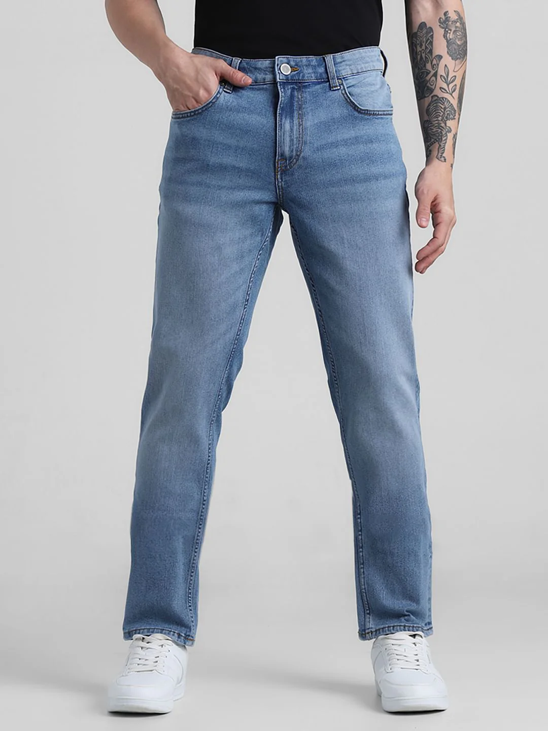 Light Blue Low Rise Ben Skinny Fit Jeans