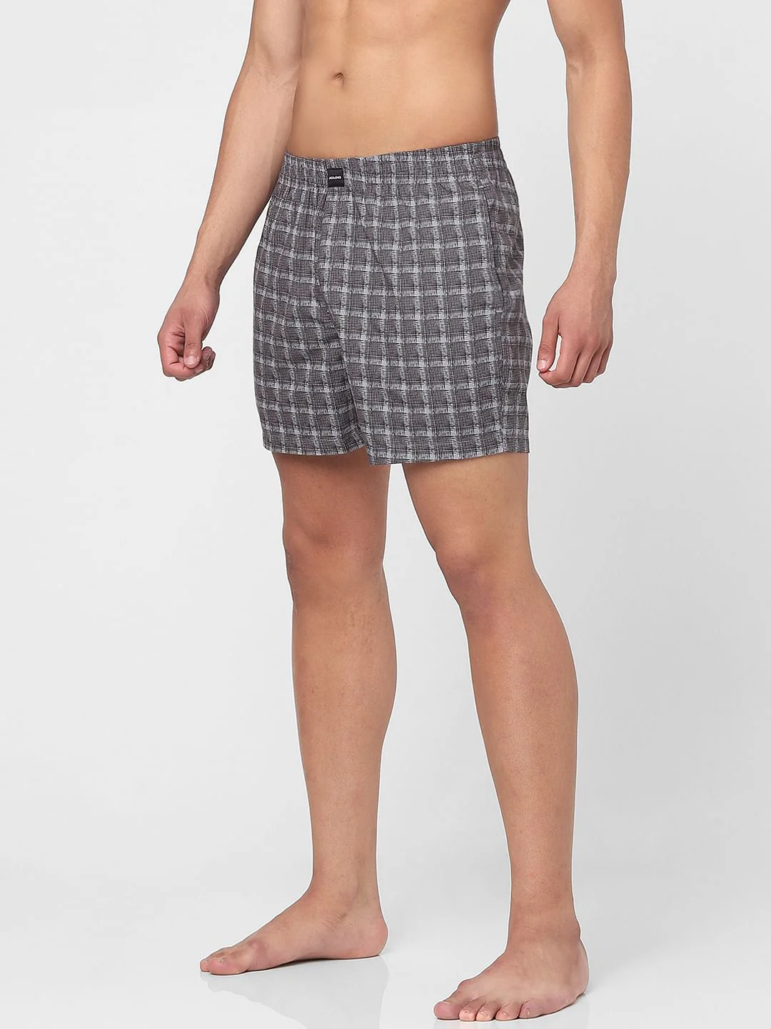 Grey Check Boxers - Image 2