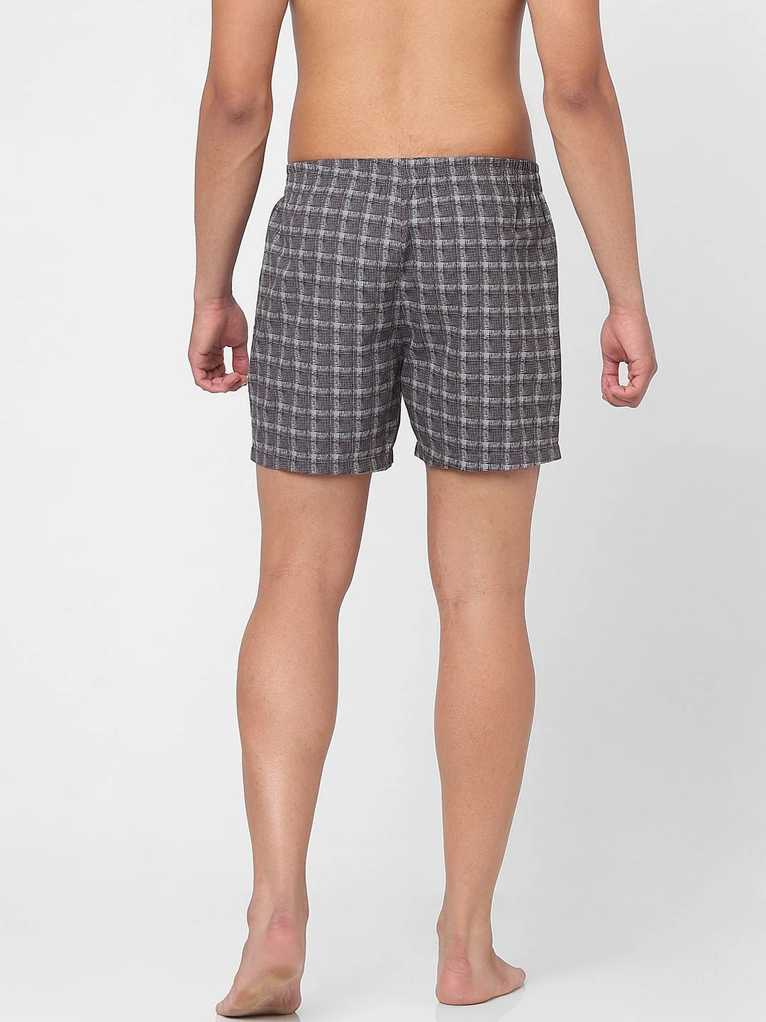 Grey Check Boxers - Image 3