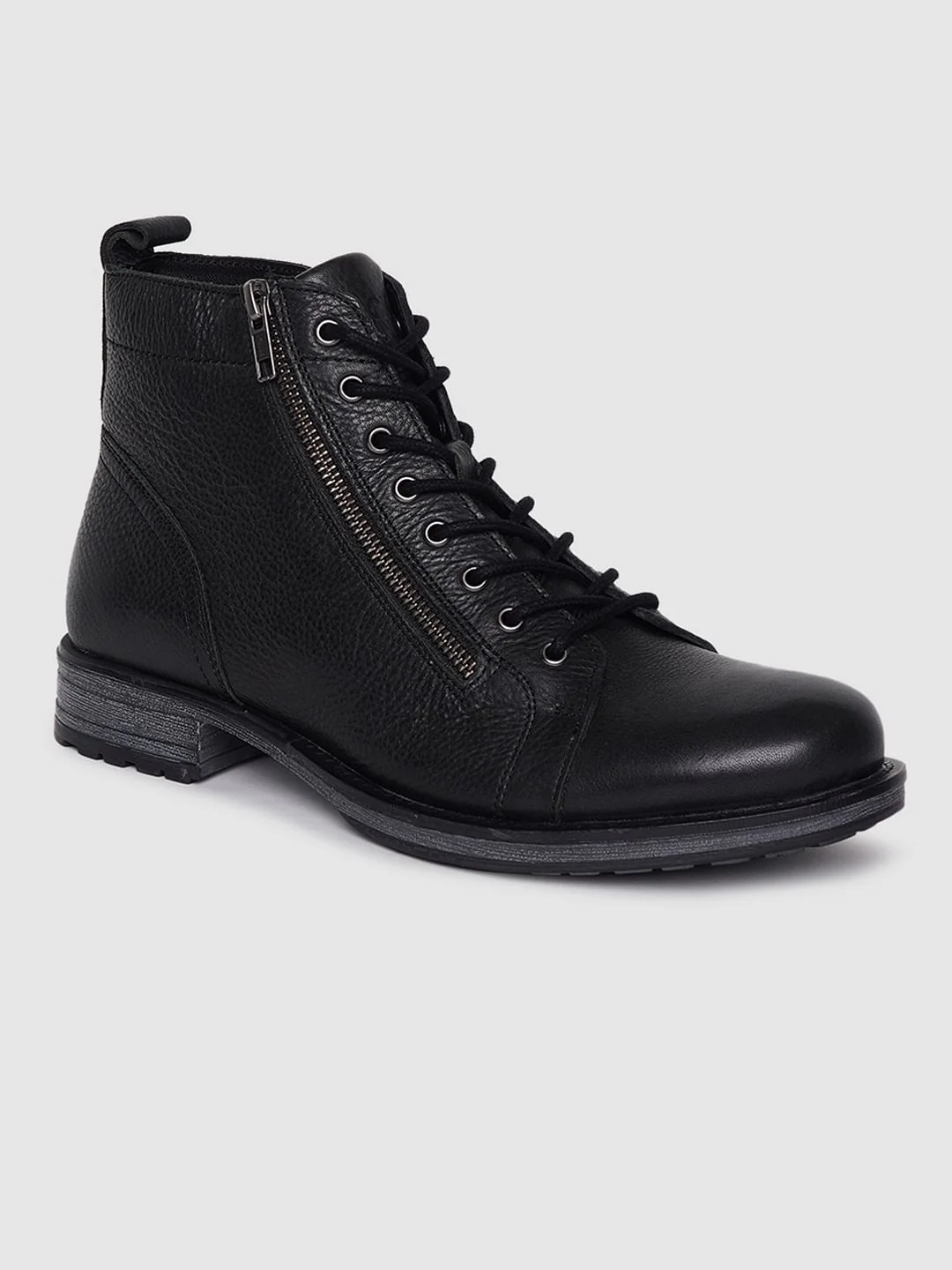 Black Leather Boots