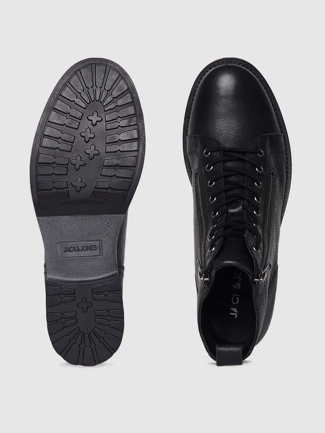 Black Leather Boots - Image 6