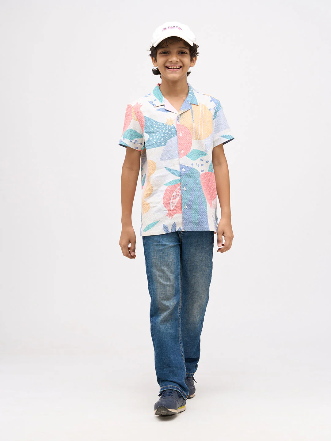 Boys Mid Rise Bootcut Jeans - Blue