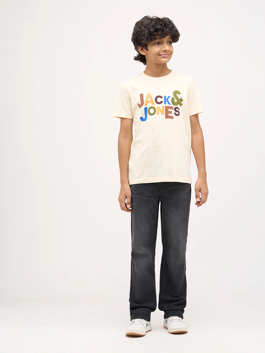 Boys Mid Rise Bootcut Jeans - Black - Image 5