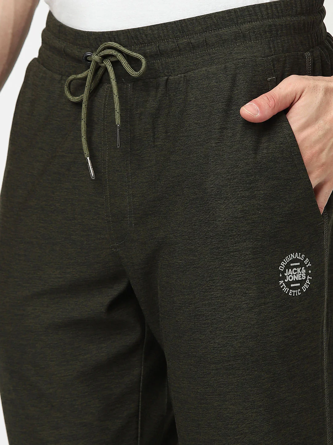 Green Mid Rise Trackpants - Image 5