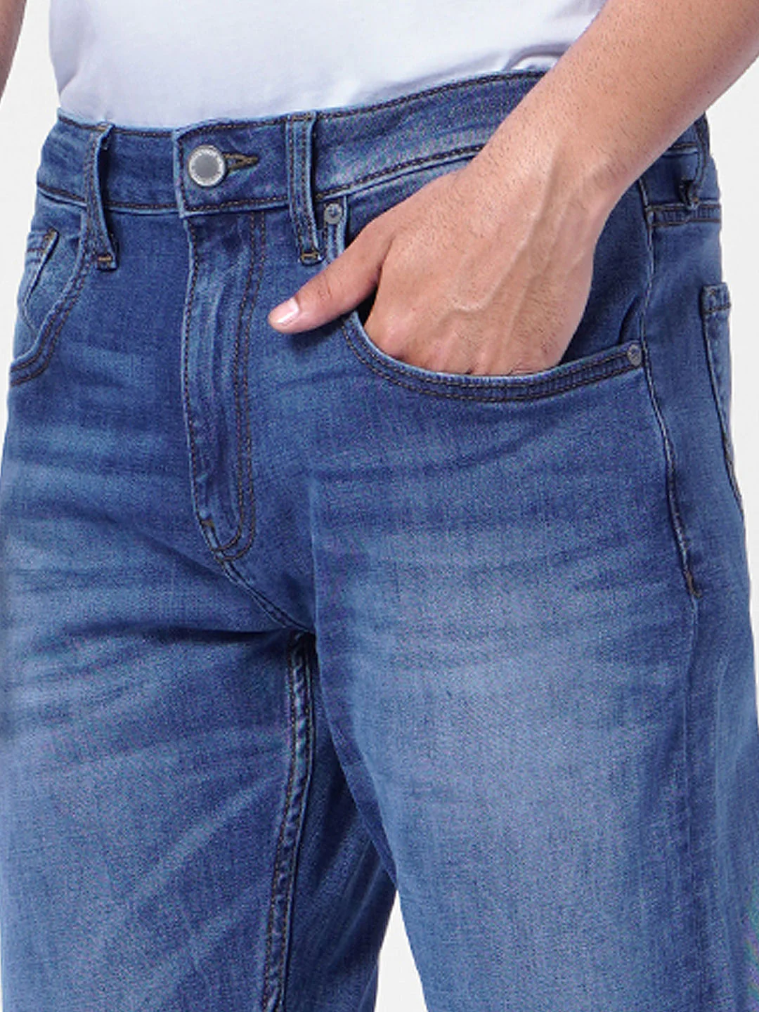 Blue High Rise Ray Bootcut Jeans - Image 5