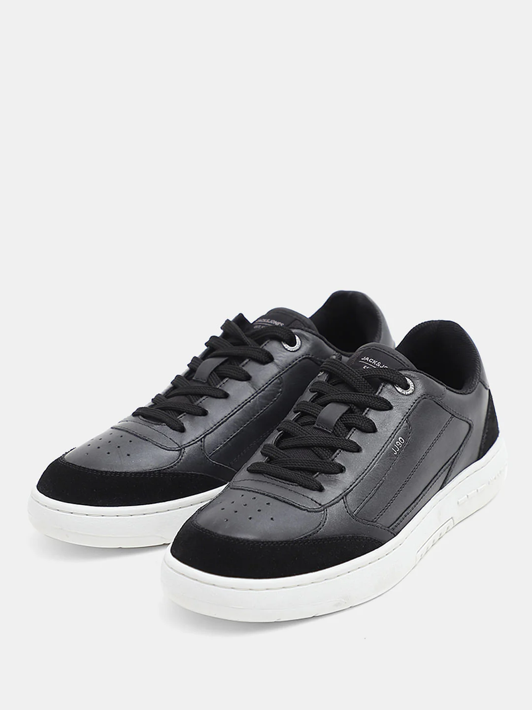 Black Leather Sneakers - Image 5