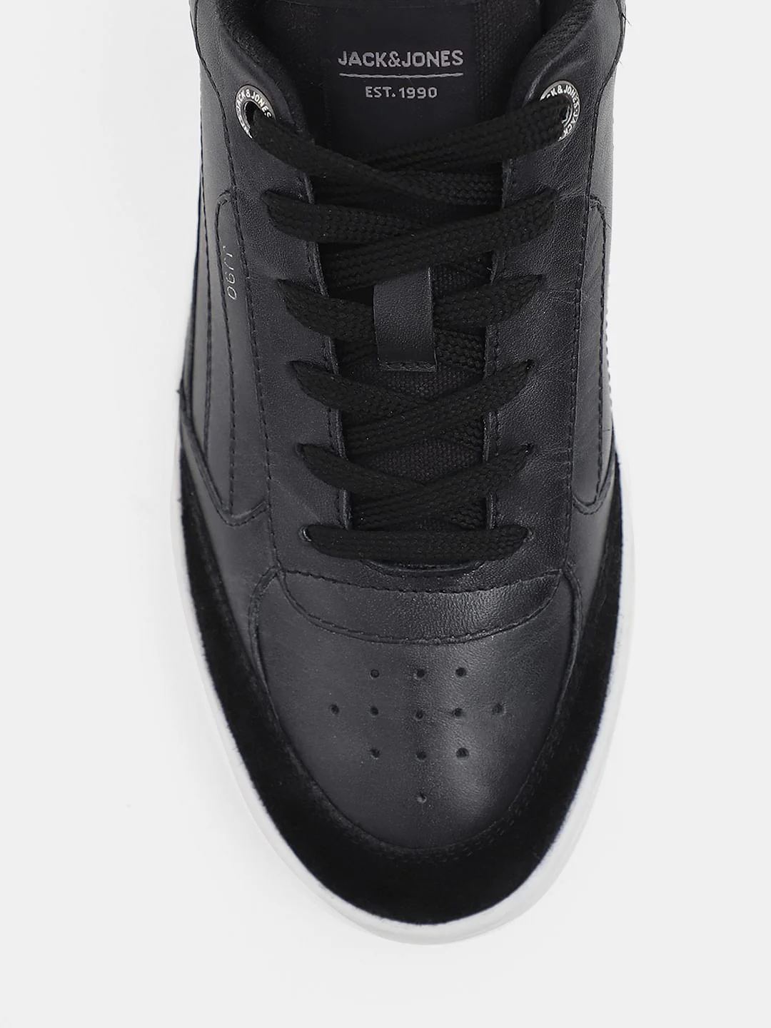 Black Leather Sneakers - Image 6