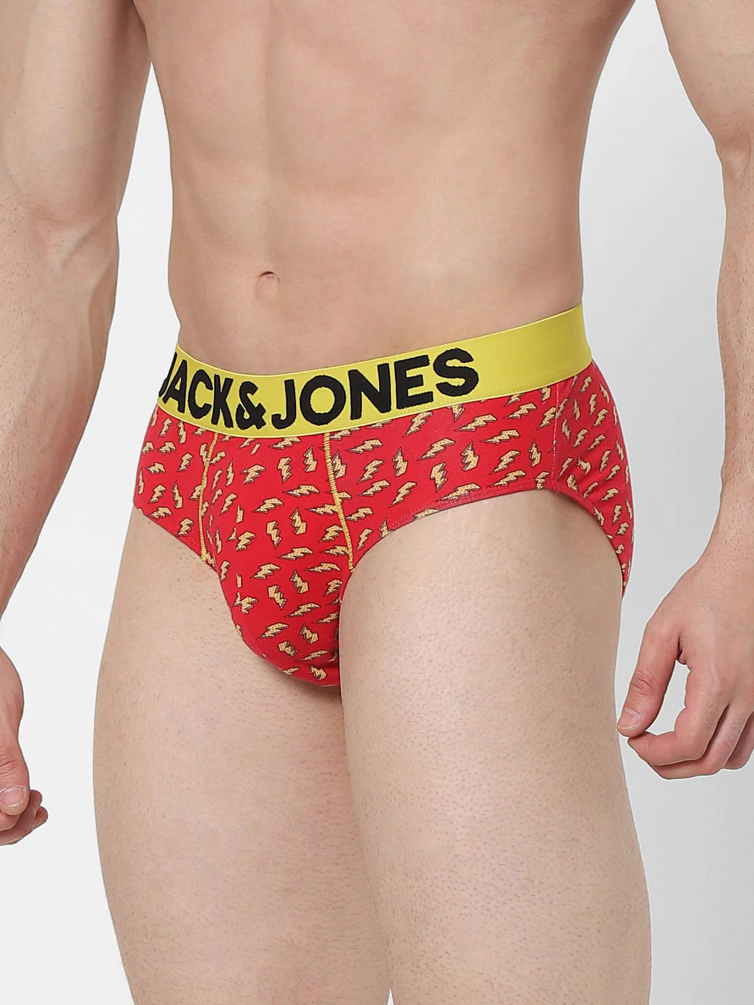 Red Thunder Print Briefs - Image 2