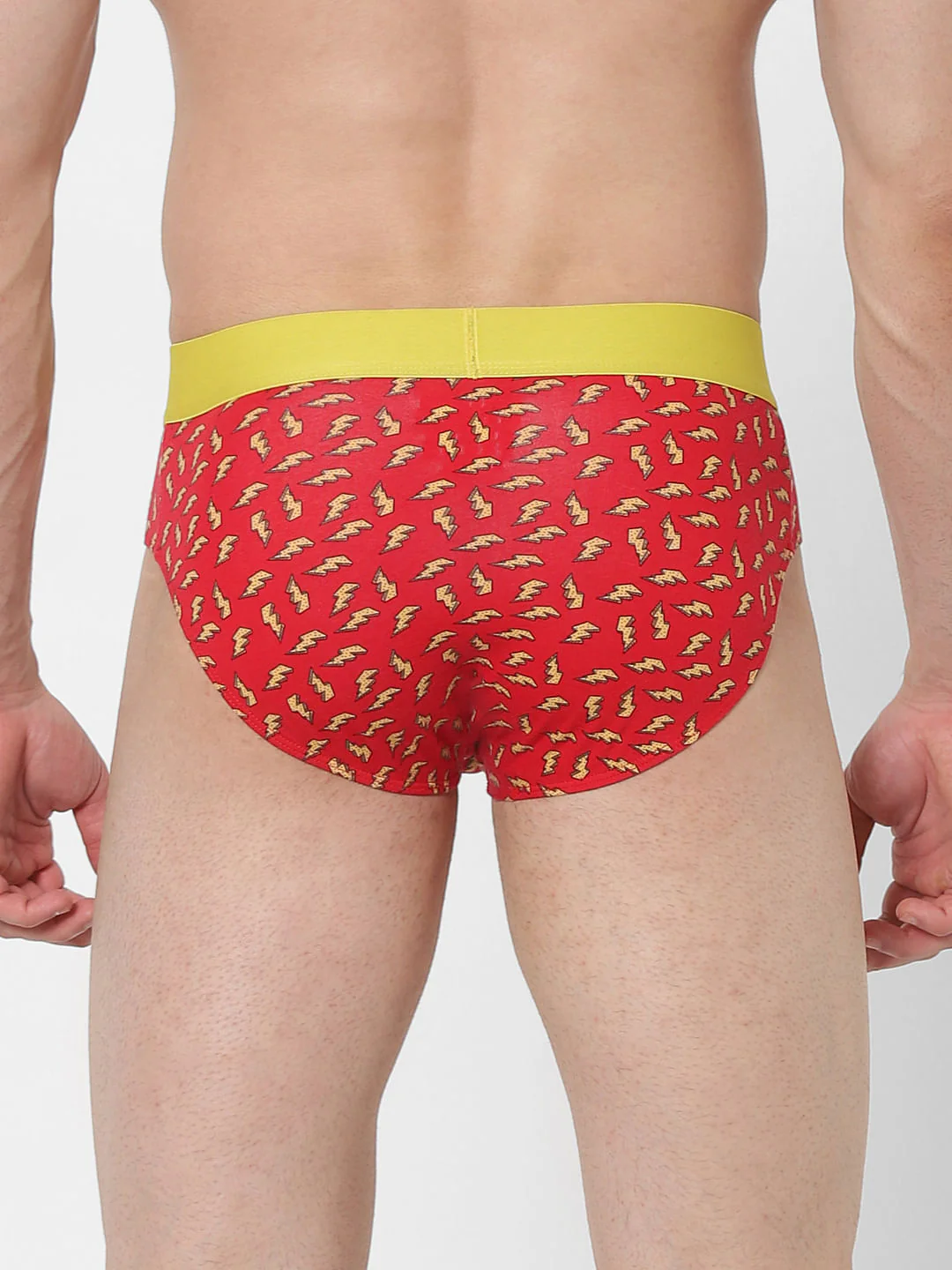 Red Thunder Print Briefs - Image 3