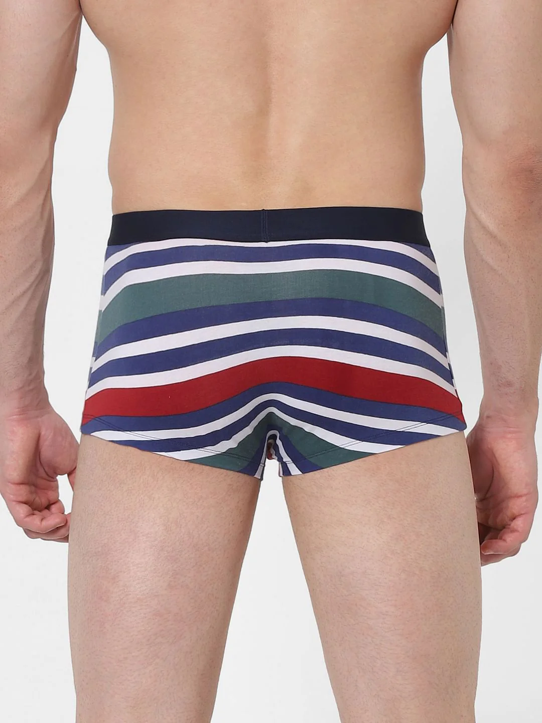 Blue Striped Brazilian Trunks - Image 3