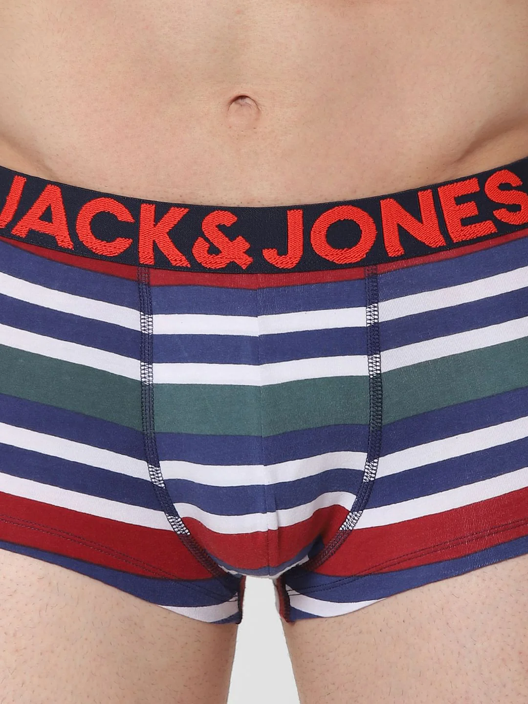 Blue Striped Brazilian Trunks - Image 4