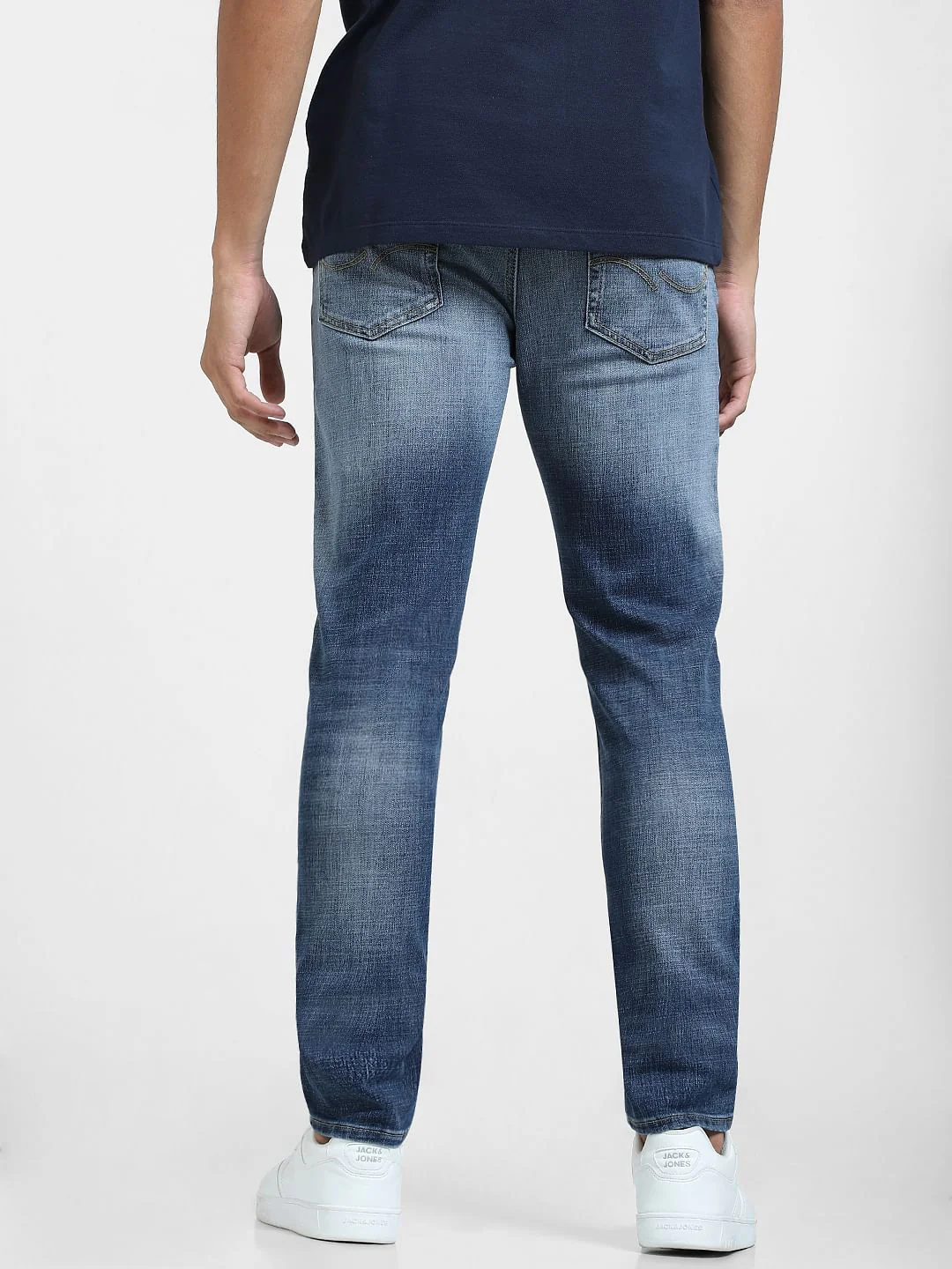 Blue Low Rise Liam Skinny Fit Jeans - Image 4