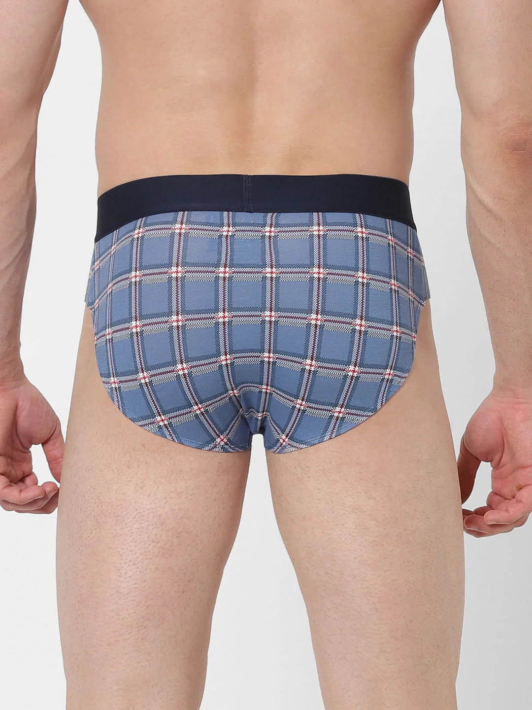 Blue Check Briefs - Image 3