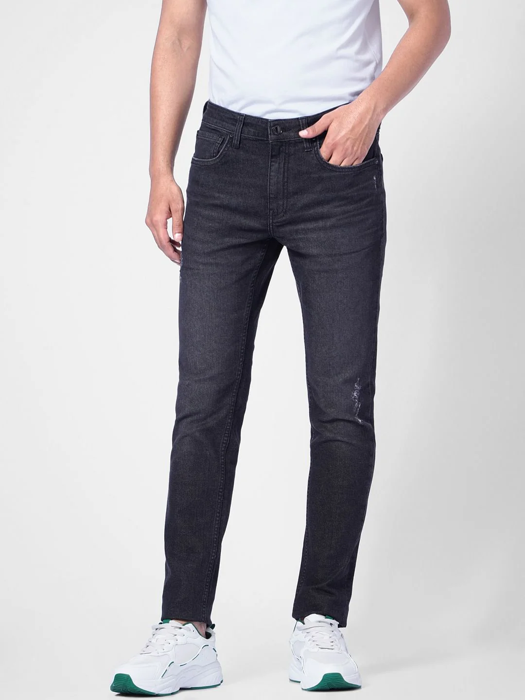 Black Low Rise Ben Skinny Jeans - Image 2