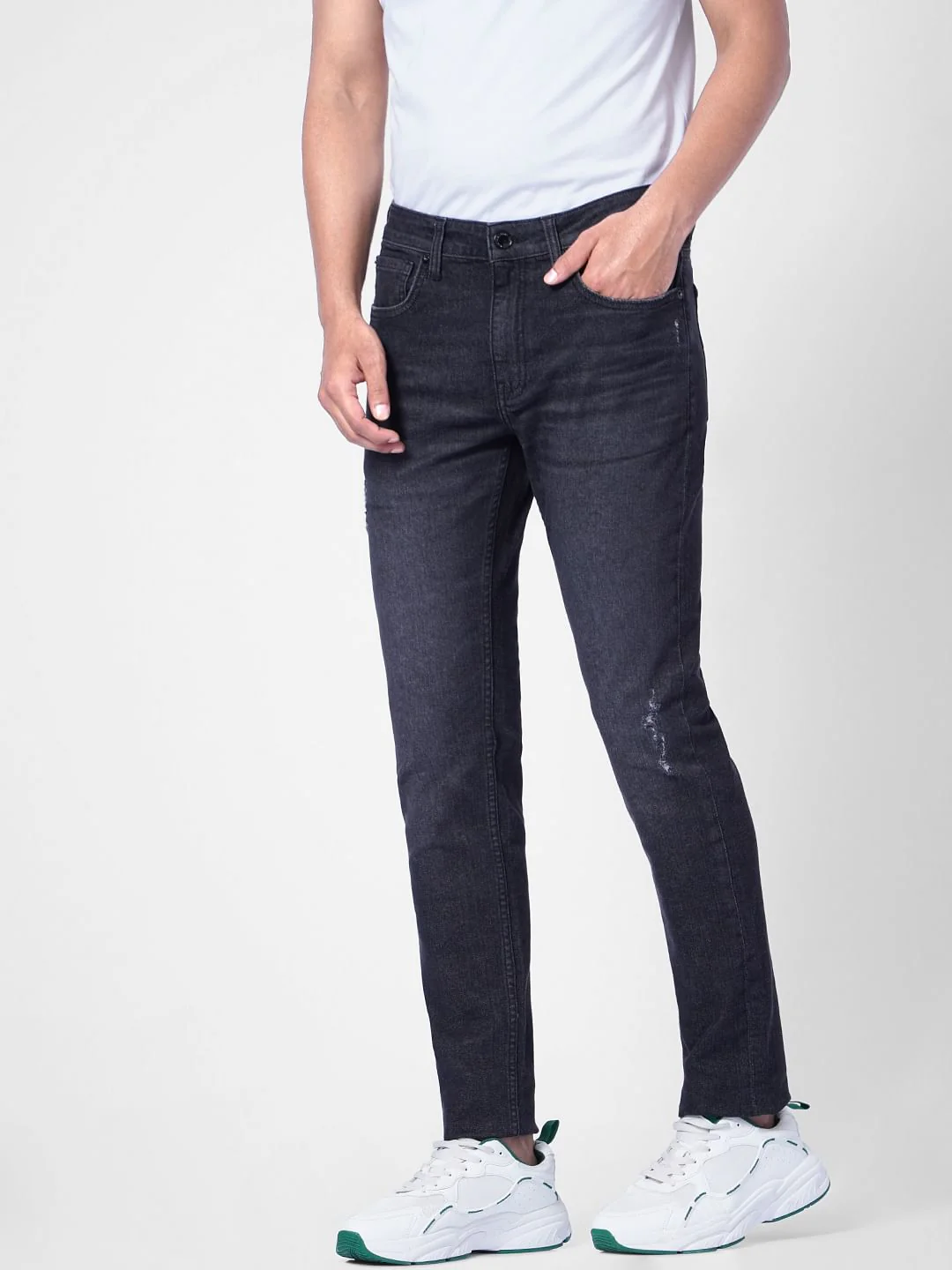 Black Low Rise Ben Skinny Jeans - Image 3