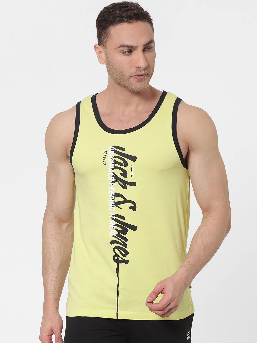 Green Logo Print Vest - Image 2