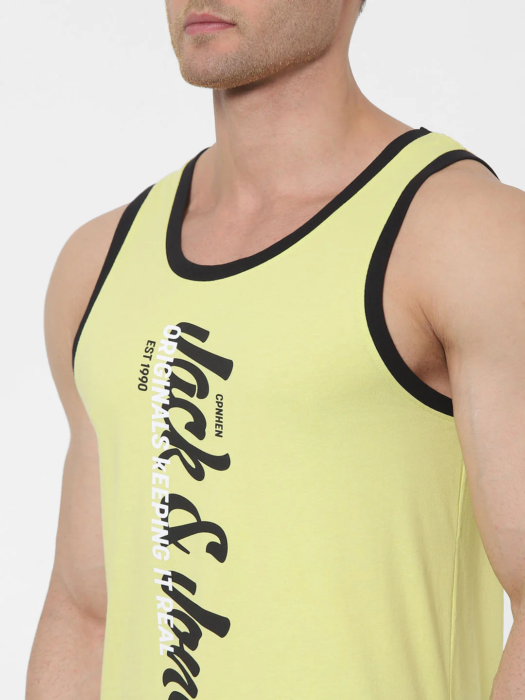 Green Logo Print Vest - Image 5