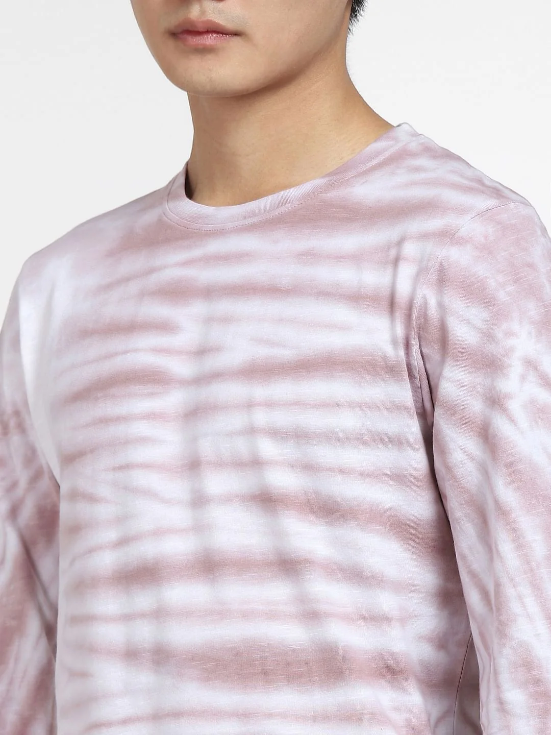 Pink Printed Full Sleeves T-shirt - Image 5