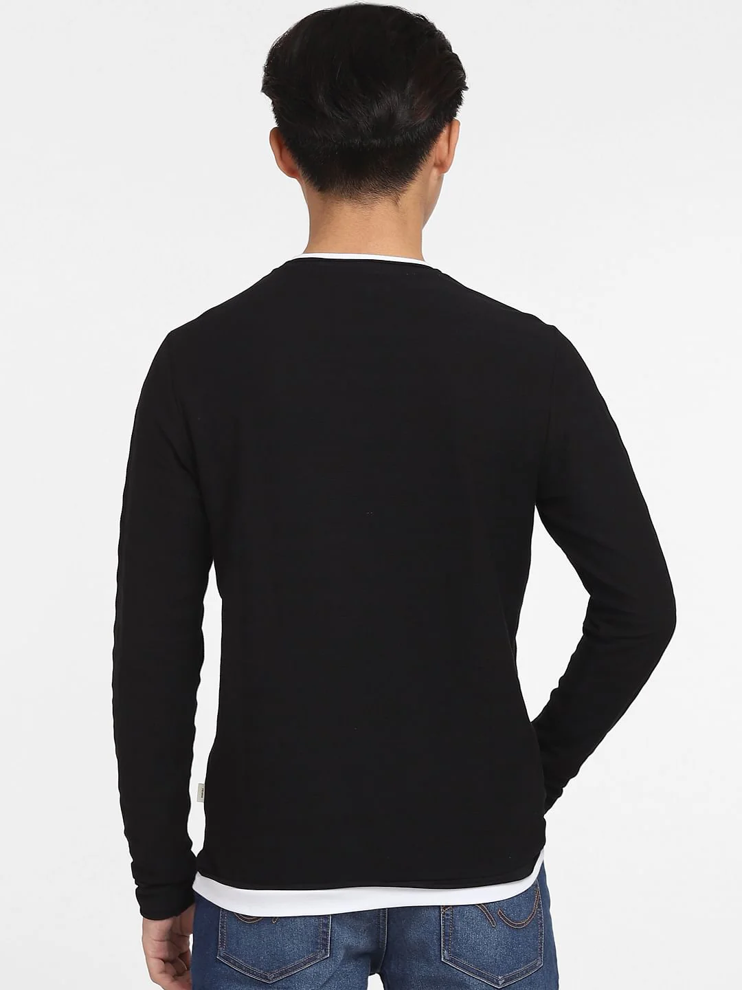 Black Crew Neck T-shirt - Image 4