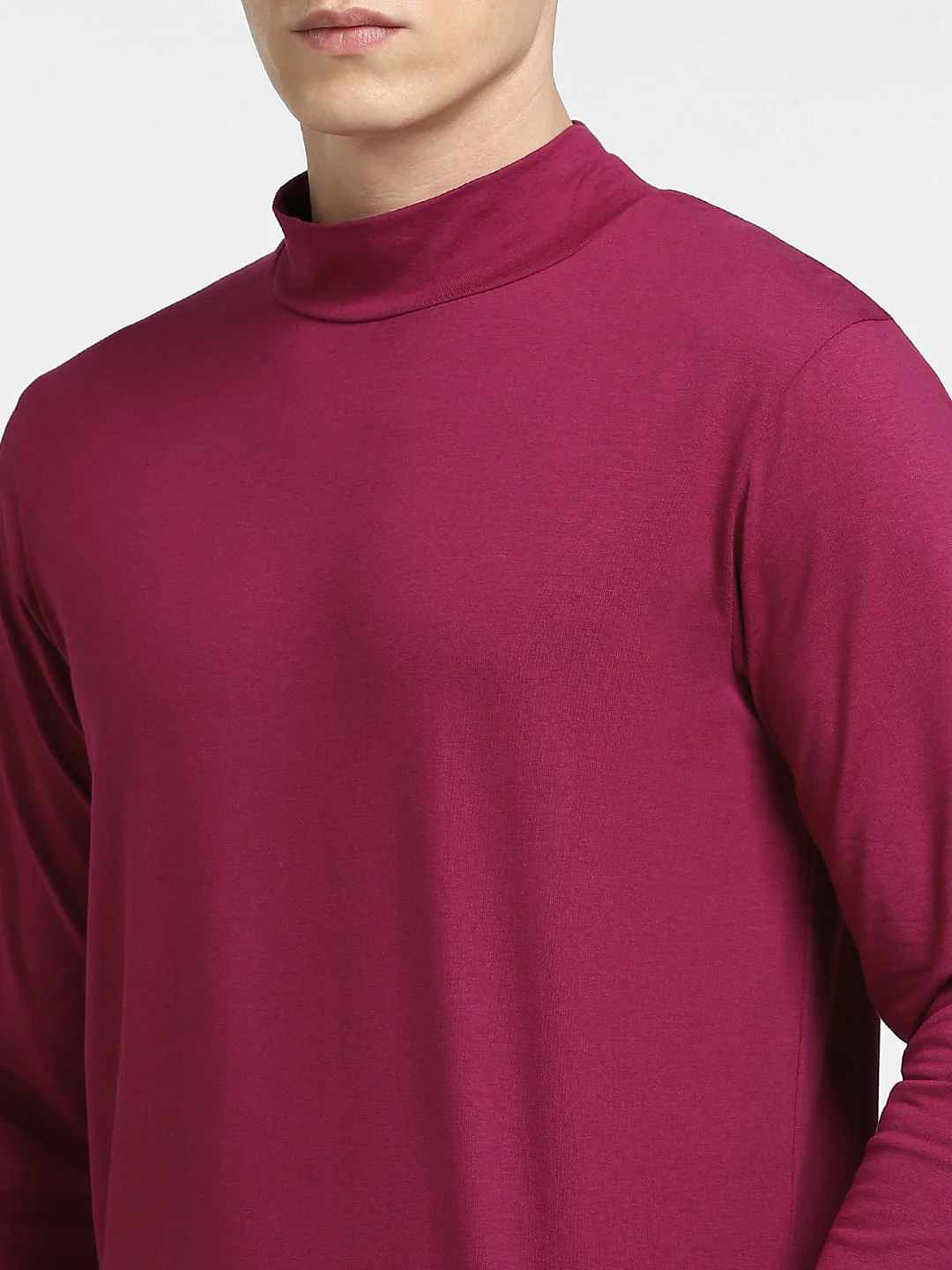 Purple High Neck T-shirt - Image 5
