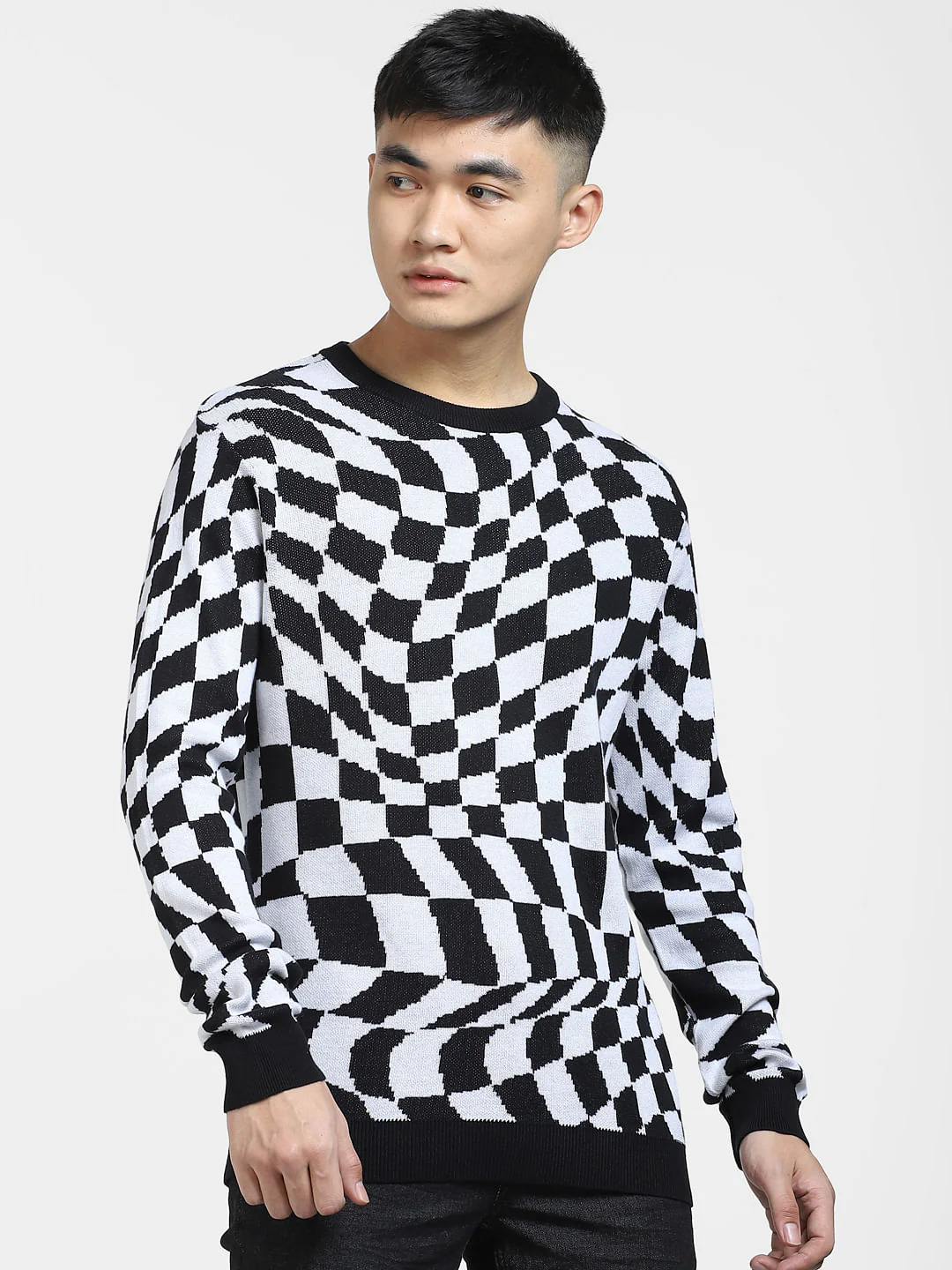Black Monochrome Pullover - Image 2