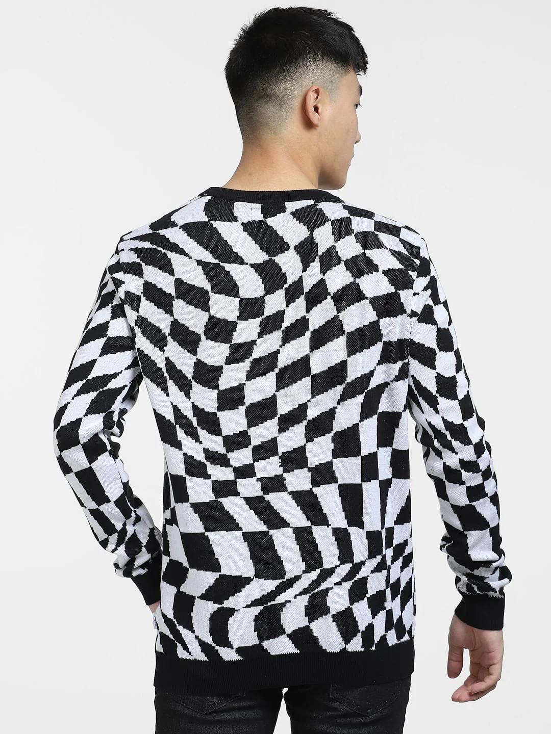 Black Monochrome Pullover - Image 4