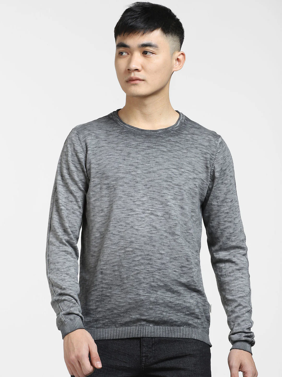 Dark Grey Full Sleeves Pullover - Image 2