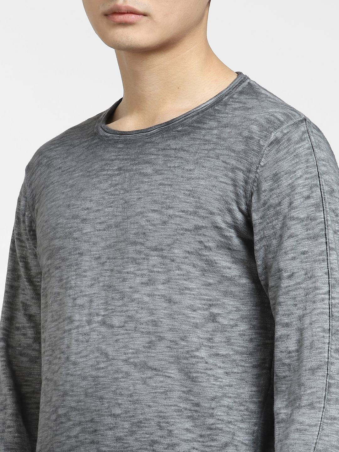 Dark Grey Full Sleeves Pullover - Image 5