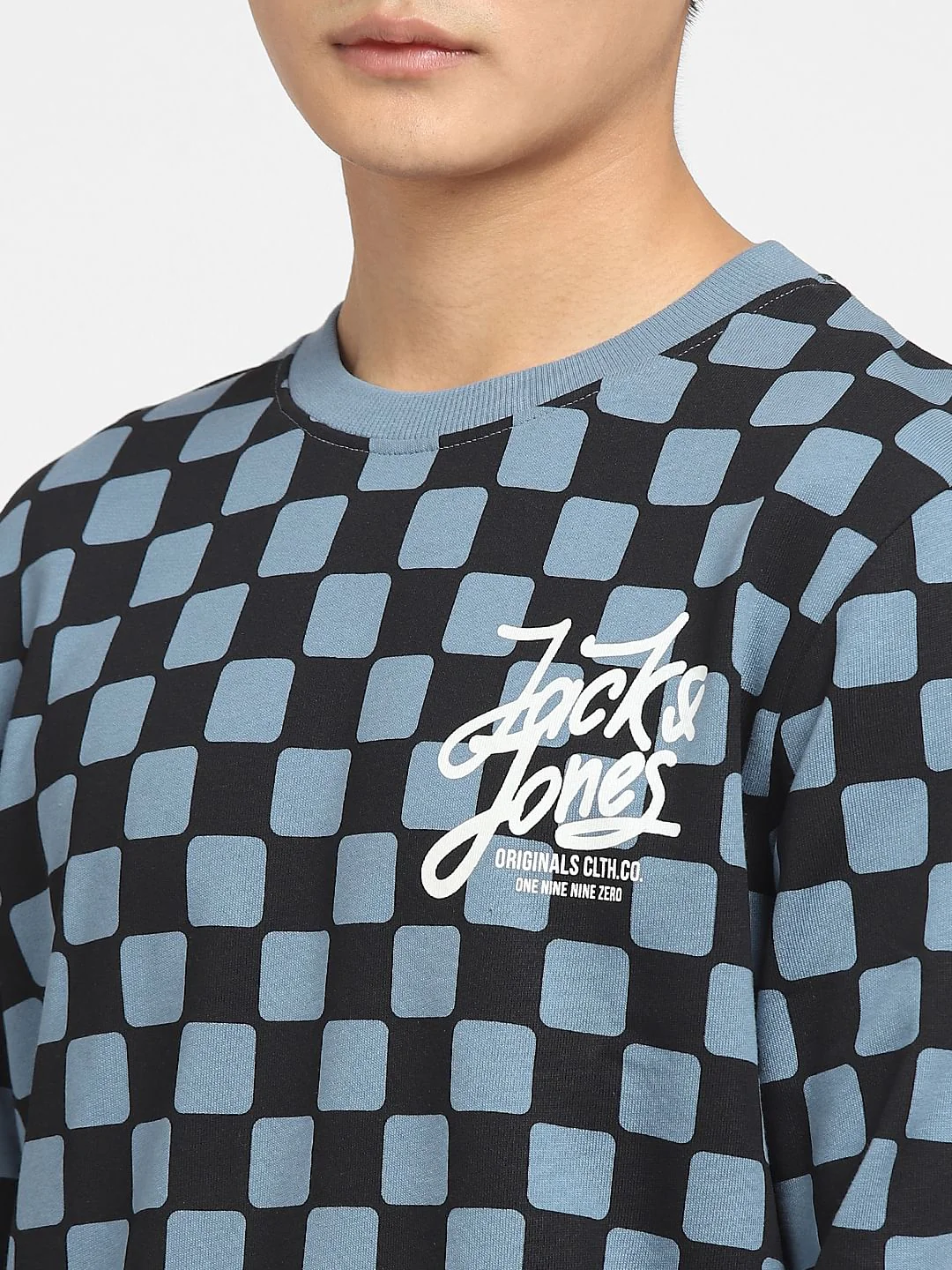 Blue All Over Print Sweatshirt - Image 5