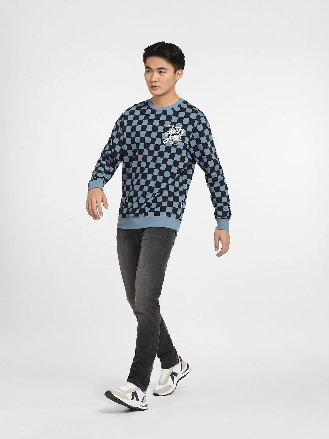 Blue All Over Print Sweatshirt - Image 7