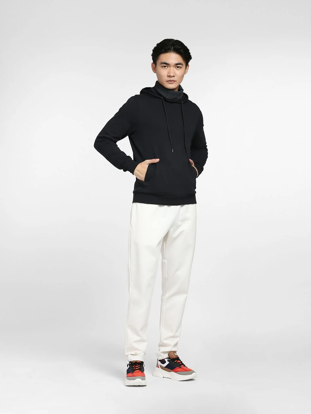 Black High Neck Sweatshirt - Image 6