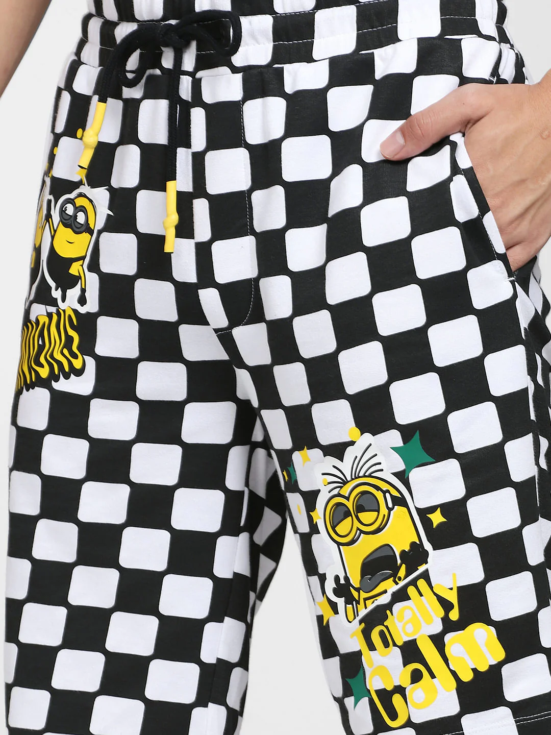 Minion White Mid Rise Co-ord Shorts - Image 6