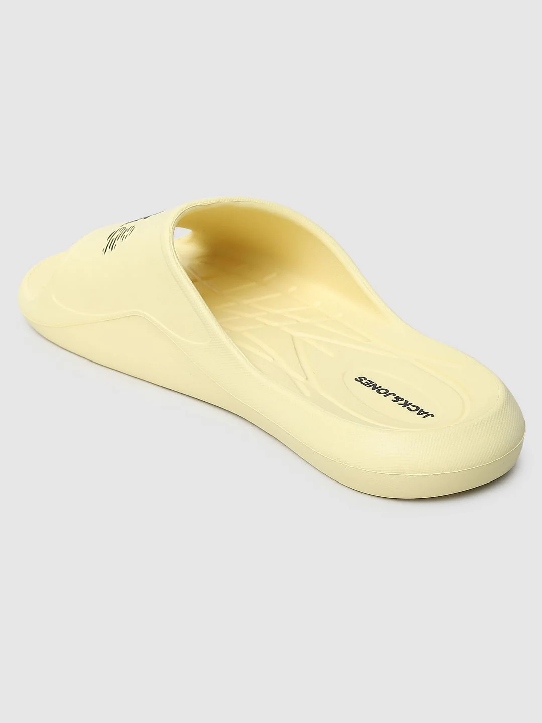 Pastel Yellow Logo Print Sliders - Image 4