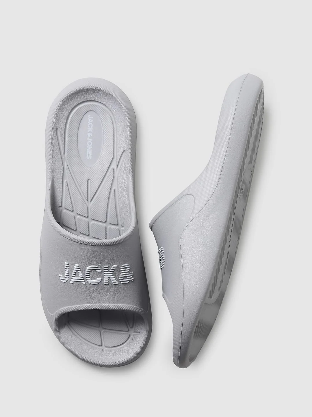 Grey Logo Print Sliders - Image 7