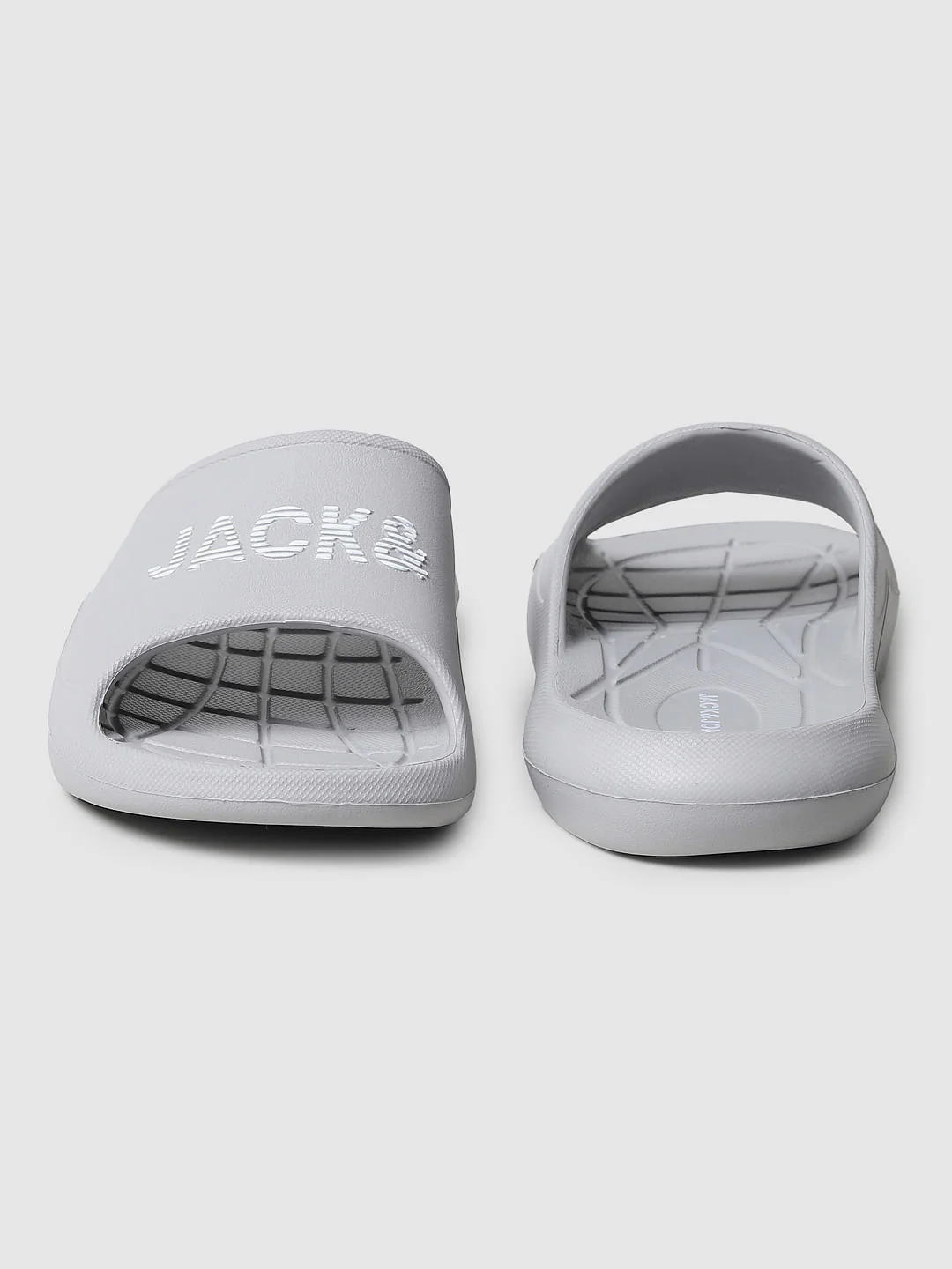 Grey Logo Print Sliders - Image 8