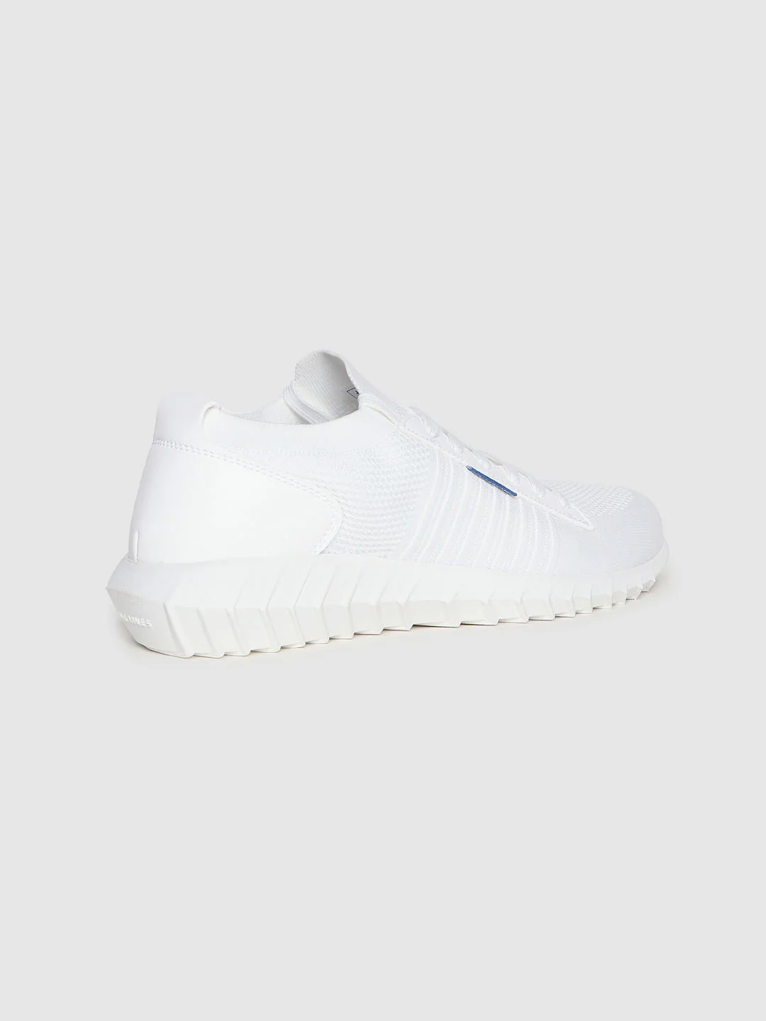 White Mesh Detail Sneakers - Image 3