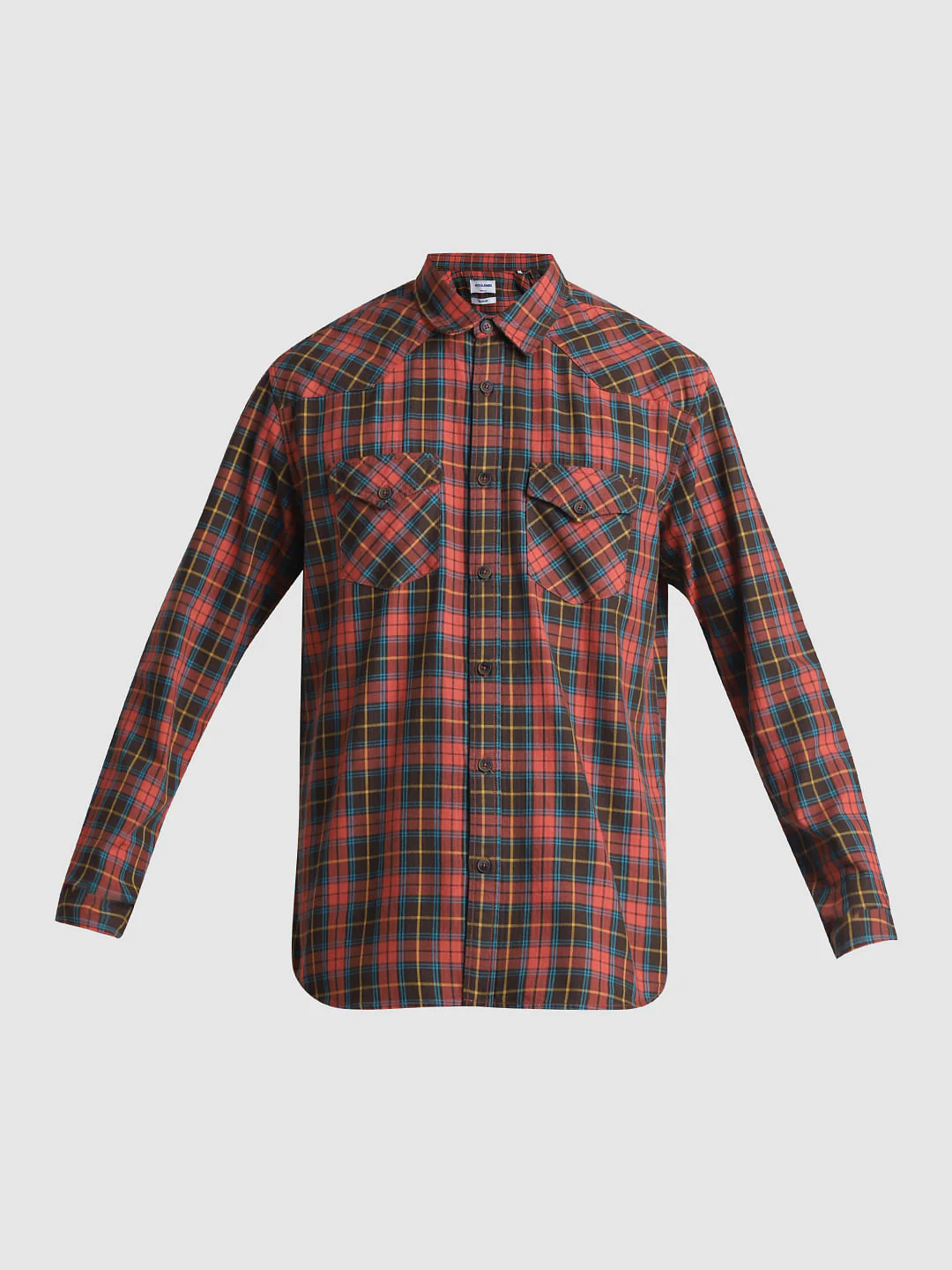 Brown Check Full Sleeves Shirt - Image 7