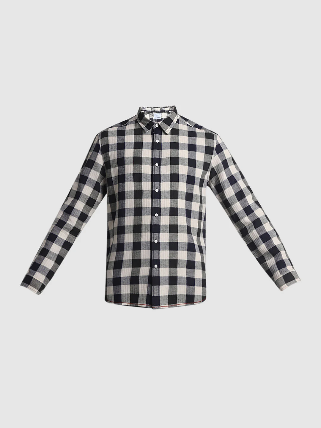 Brown Check Full Sleeves Shirt - Image 7
