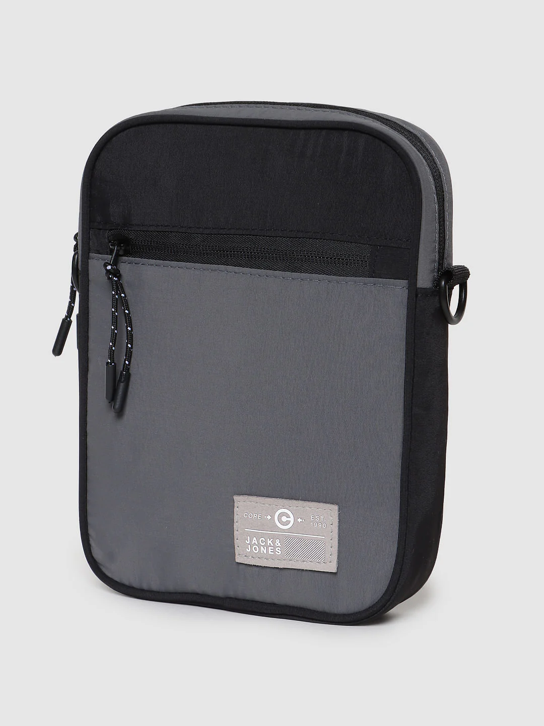 Black & Grey Sling Bag - Image 4