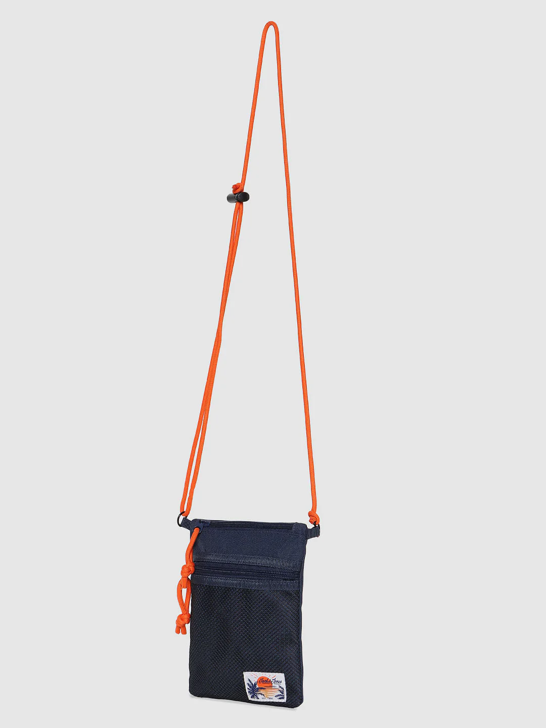 Navy Blue Mesh Sling Bag - Image 4