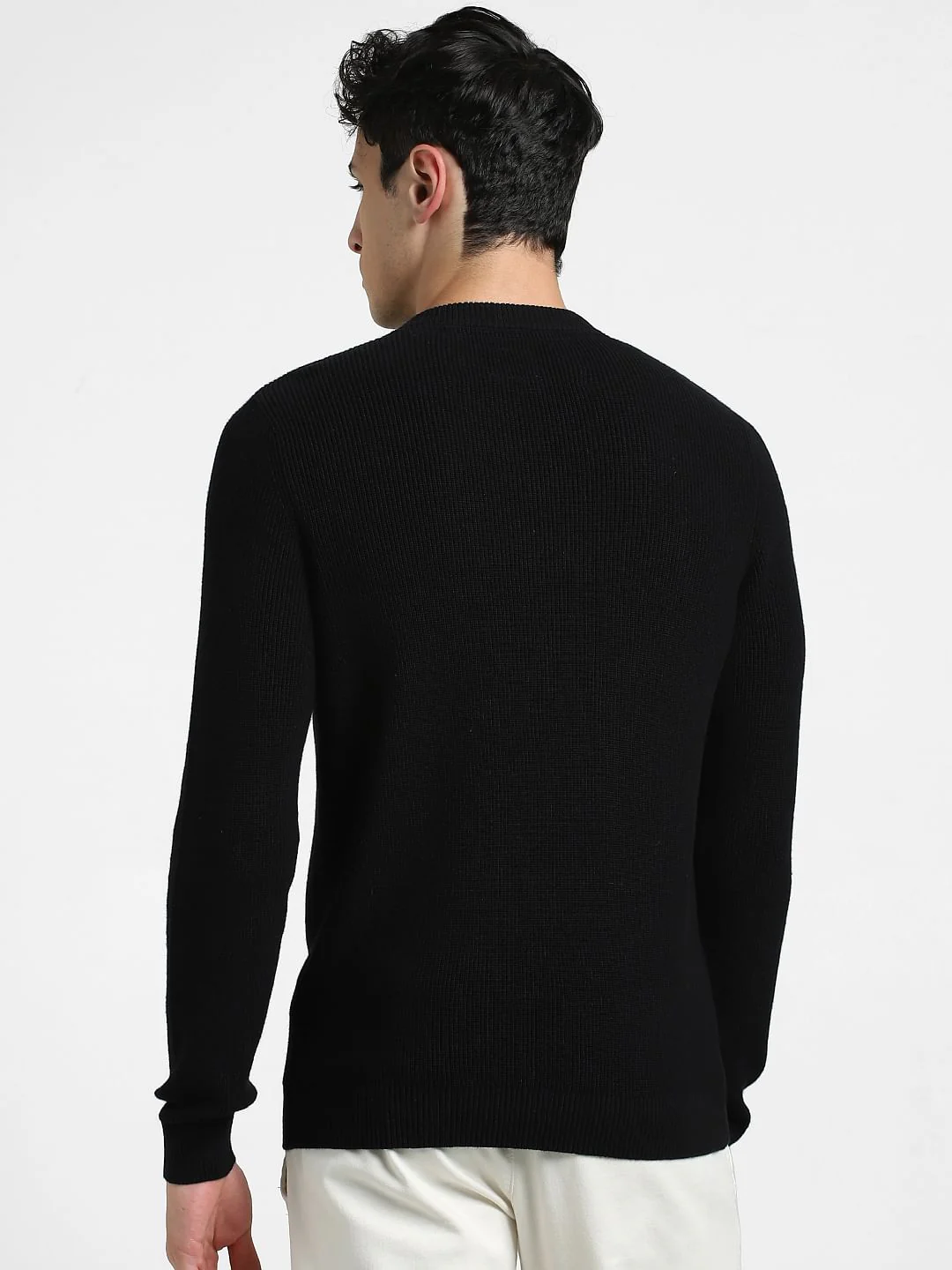 Black Knitted Sweater - Image 4
