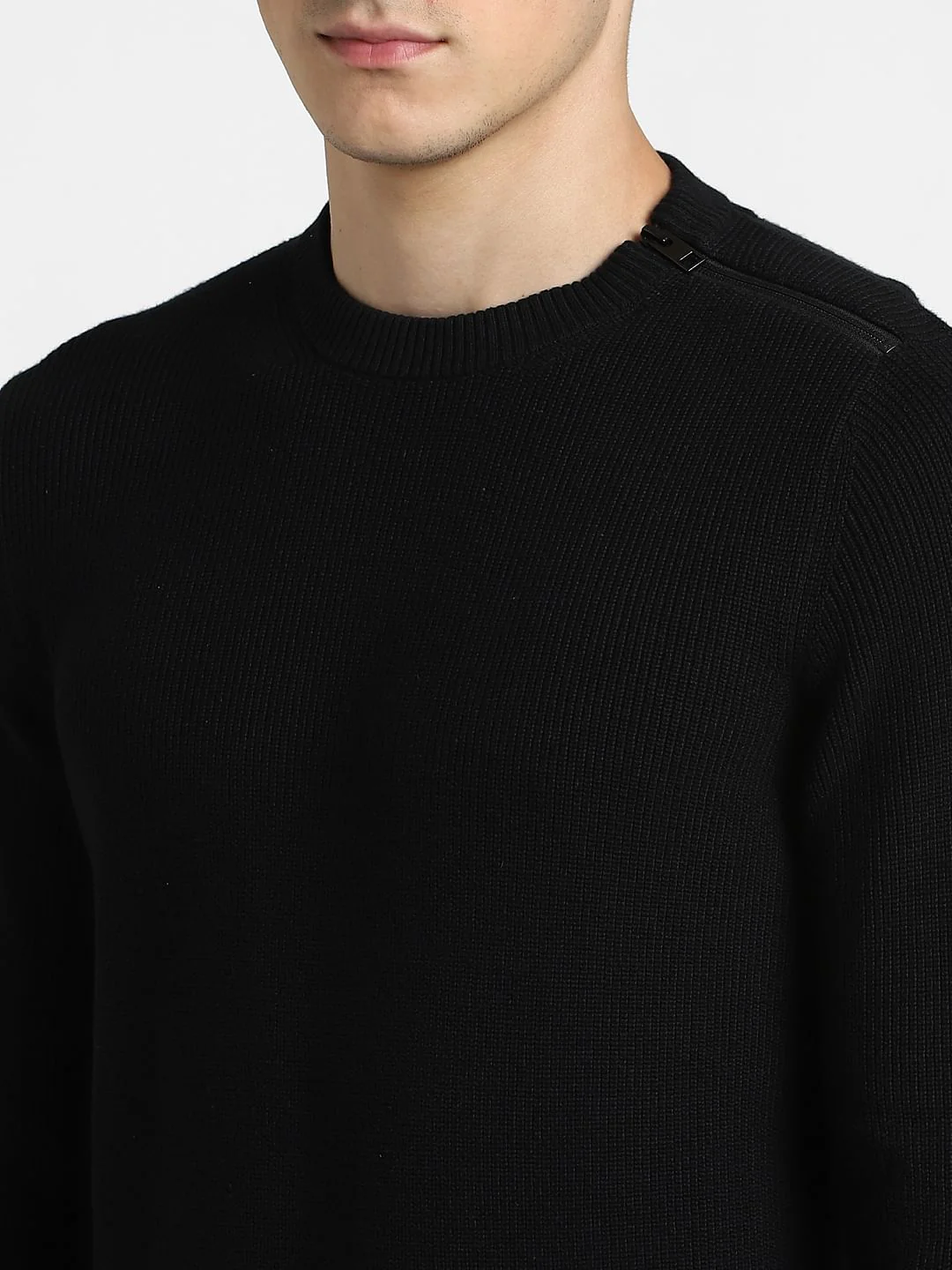 Black Knitted Sweater - Image 5