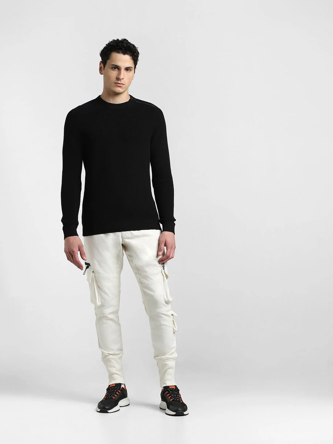 Black Knitted Sweater - Image 6