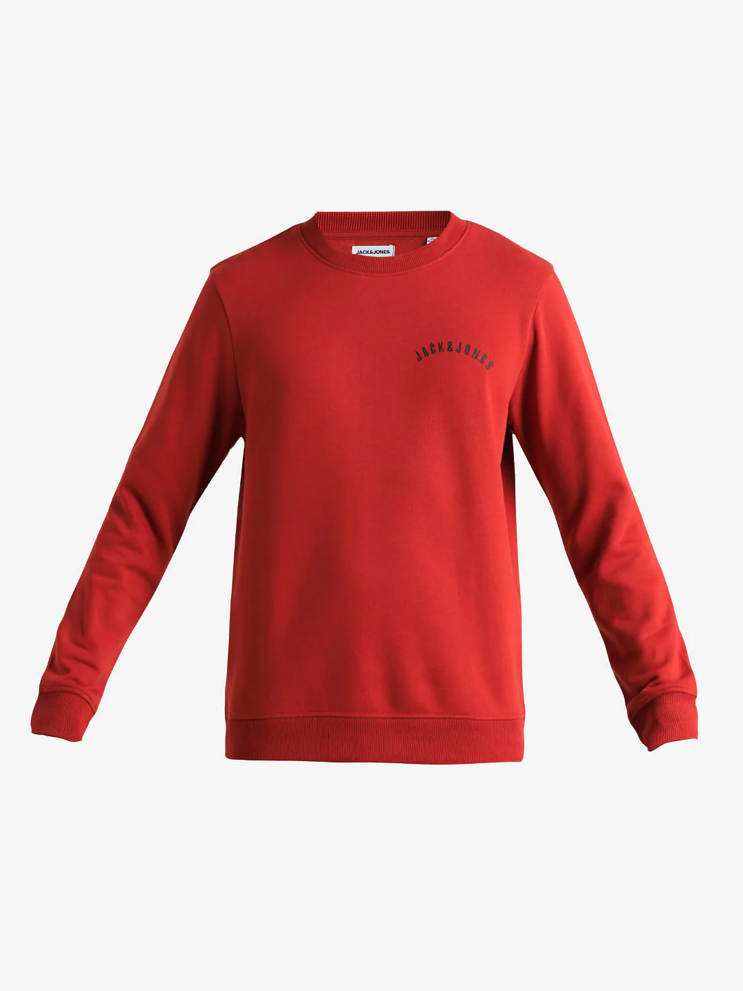 Red Logo Text Print Sweatshirt - Image 7