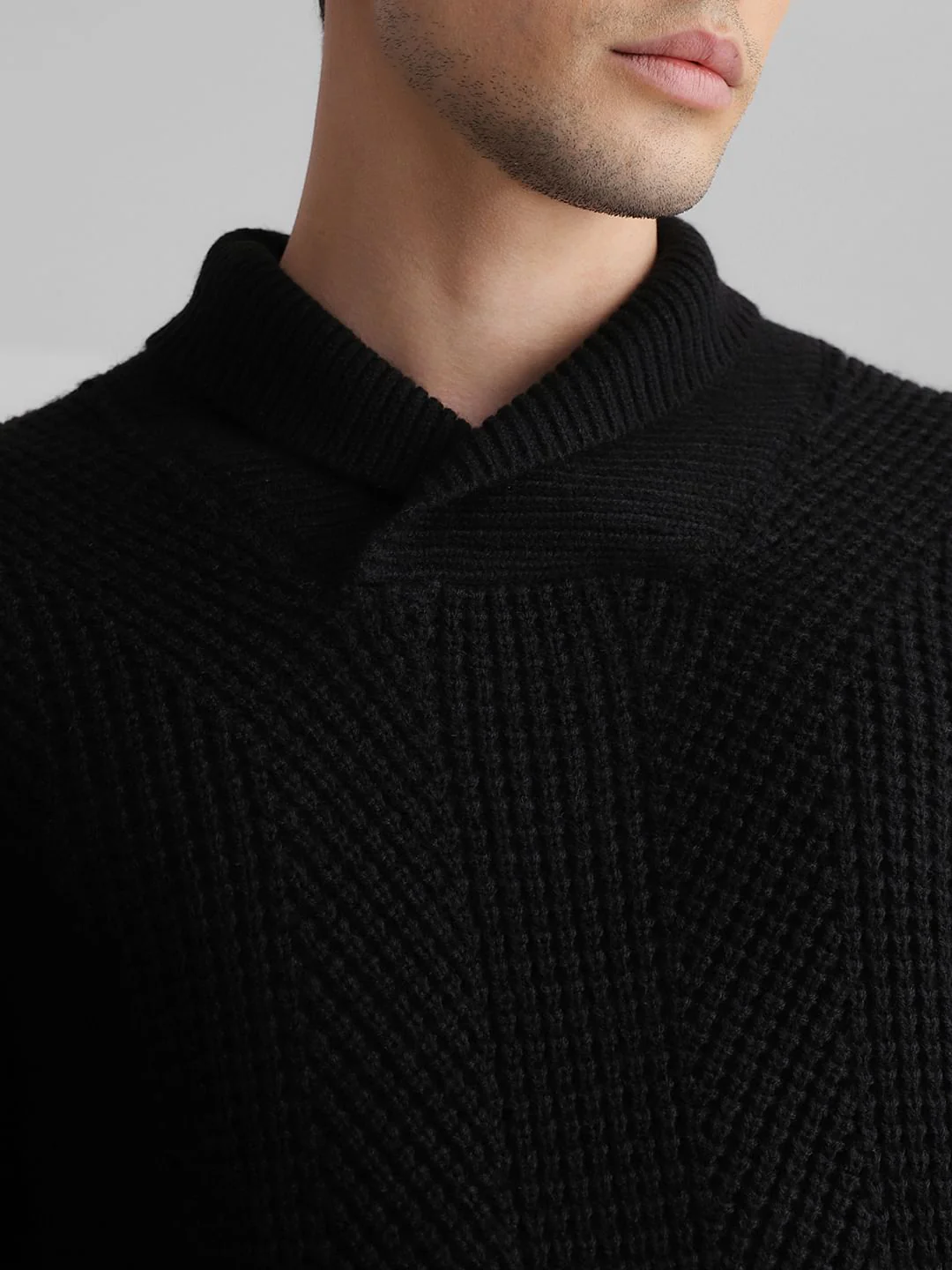 Black Knitted Sweater - Image 5