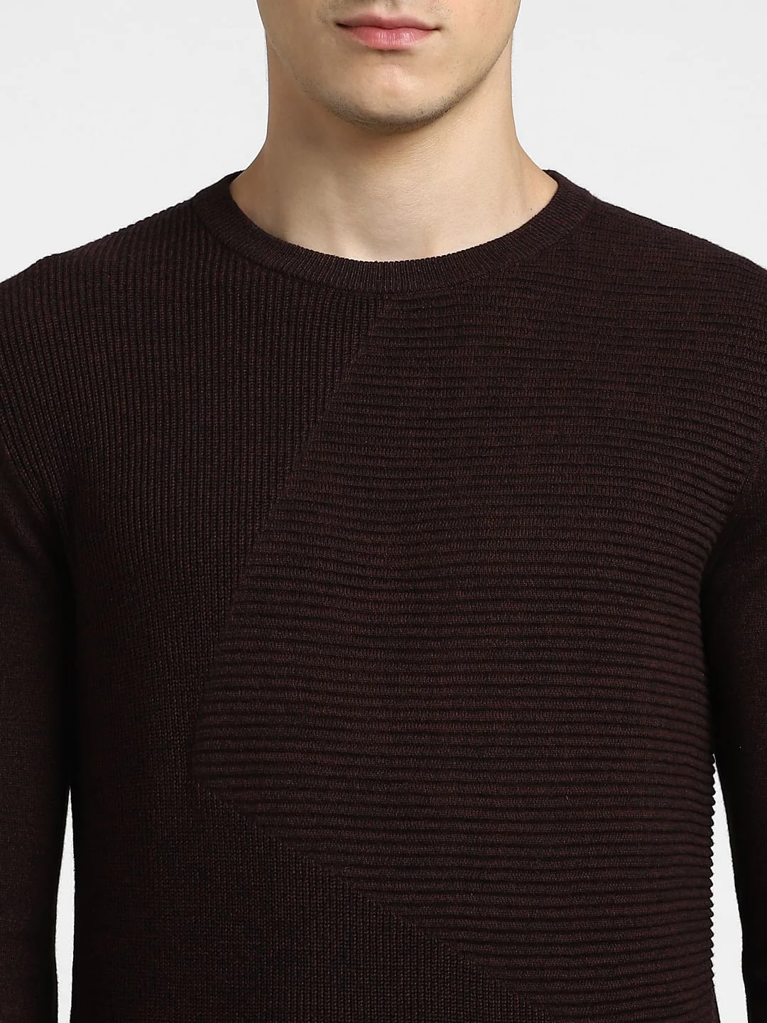 Burgundy Knitted Sweater - Image 5