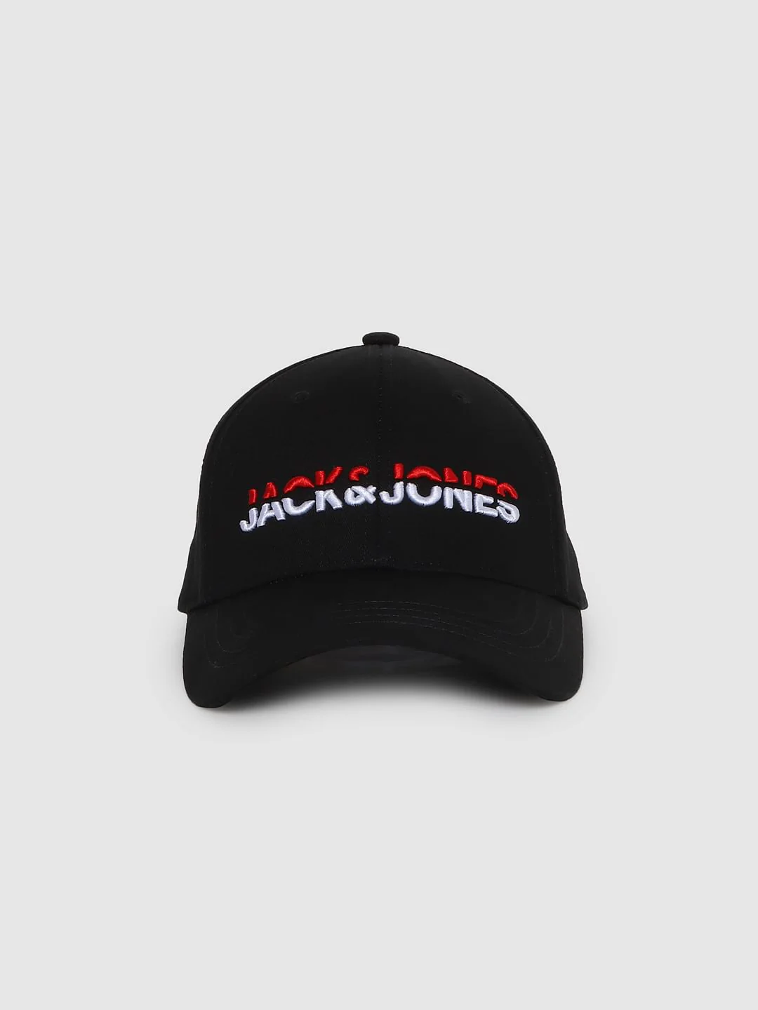 Black Logo Print Baseball Cap - Image 2
